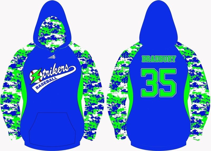 Strikers Baseball Custom Vulcan Hoodie #VH2