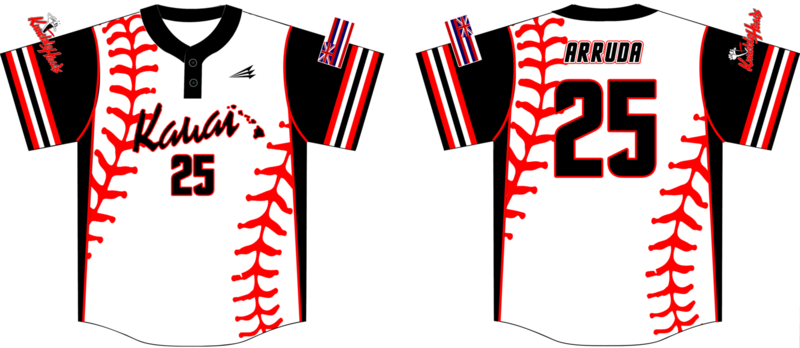 Kauai Knuckleheads Custom HexaFlex Baseball Jersey #3C