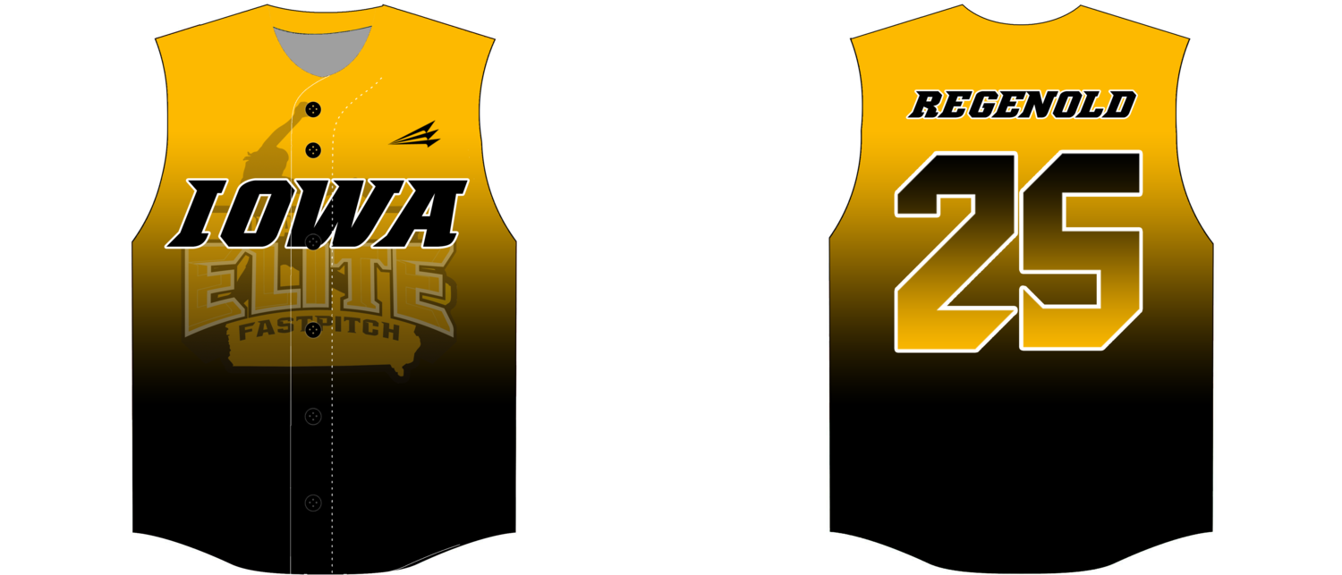 Iowa Elite Custom NanoDri Fastpitch Jersey #3B