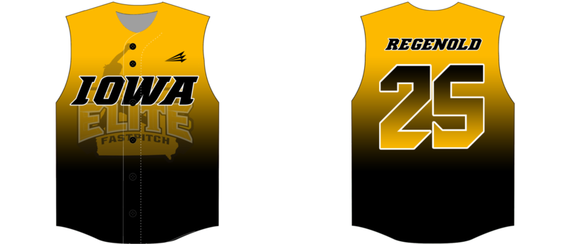 Iowa Elite Custom NanoDri Fastpitch Jersey #3B