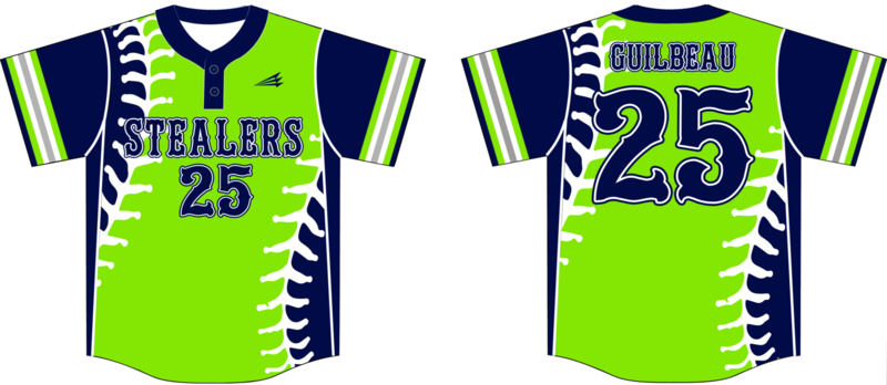Lafayette Stealers Custom HexaFlex Baseball Jersey #2 *SC*