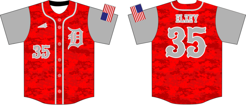Diamondbacks Custom HexFlex Baseball Jersey - Design 1B