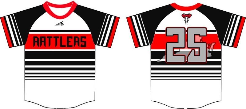 Blackwater Rattlers Custom NanoDri Baseball Jersey #2c