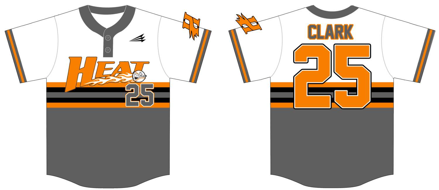 Bakersfield Heat Custom HexaFlex Baseball Jersey #3