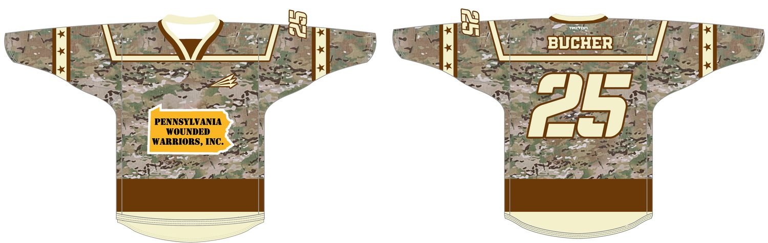 Hershey Jr Bears Custom Hockey Jersey #2c