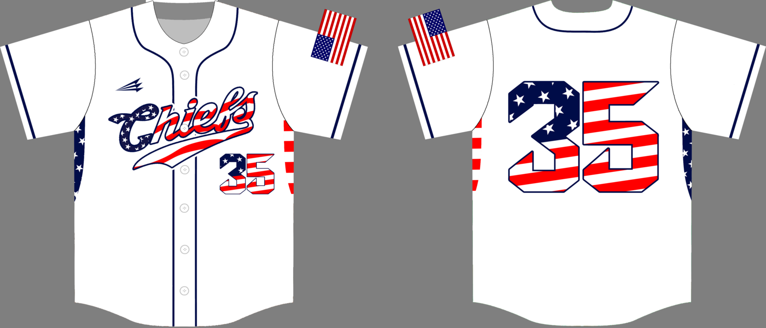 South Shore Chiefs Custom NanoDri Baseball Jersey #3A