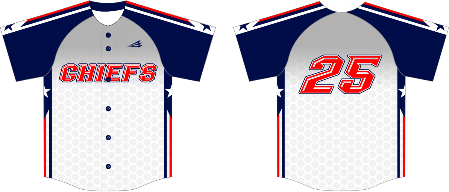 South Shore Chiefs Custom NanoDri Baseball Jersey #5