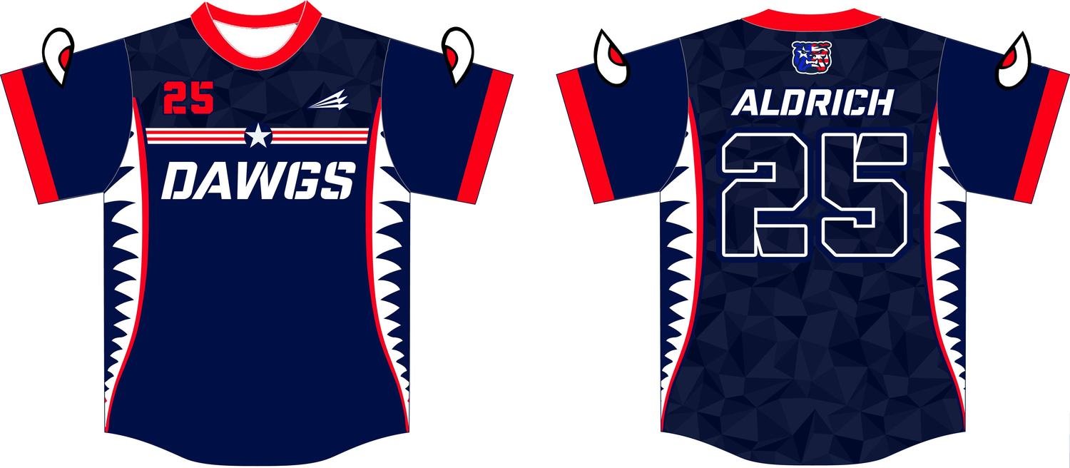 Diamond Dawgs (Aldrich) Custom Pro-Premier Baseball Jersey #7