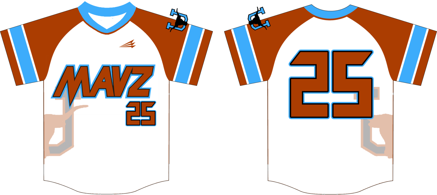 Upstate Mavericks Custom HexaFlex Baseball Jersey #1