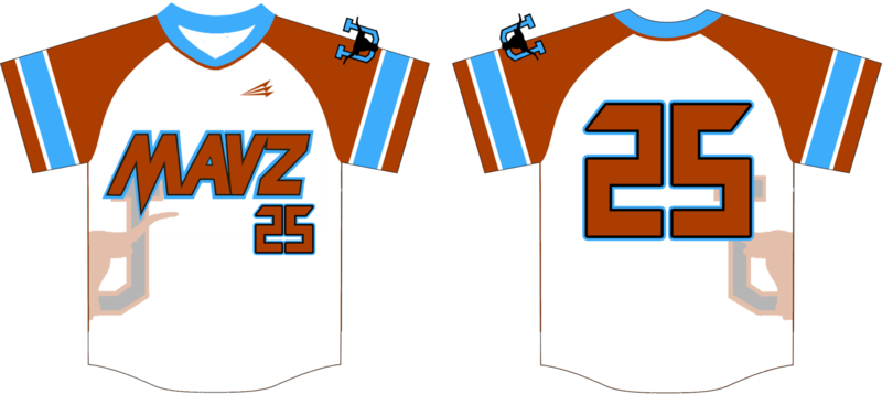 Upstate Mavericks Custom HexaFlex Baseball Jersey #1