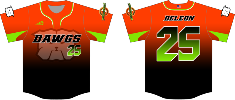 Nampa Dawgs Custom HexFlex Baseball Jersey 3C