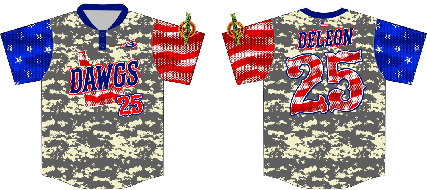Nampa Dawgs Custom HexFlex Baseball Jersey 4E