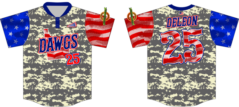 Nampa Dawgs Custom HexFlex Baseball Jersey 4E