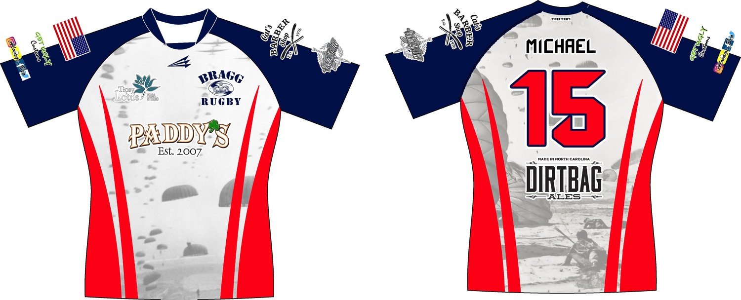 Bragg Rugby Custom Pro-Premier Rugby Jersey #5h
