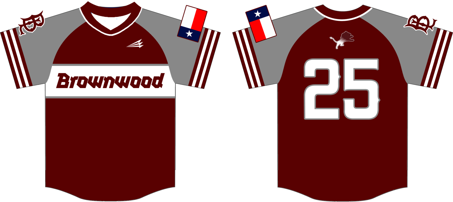 Brownwood Lions Custom Nanodri Baseball Jersey #1C