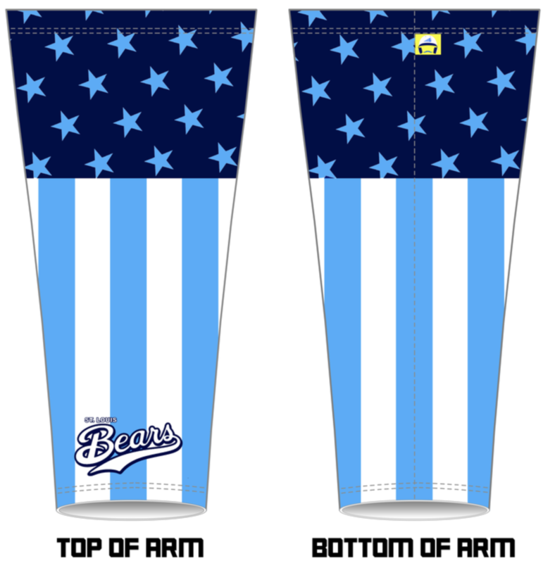 St. Louis Bears Performance Arm Sleeve #AS2c