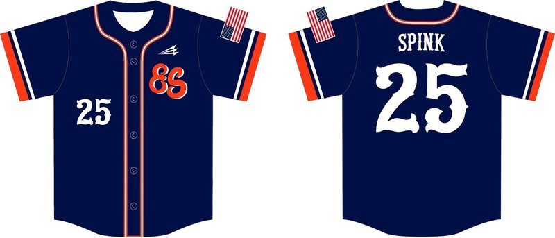 East Side Crush Custom HexaFlex Baseball Jersey #4b