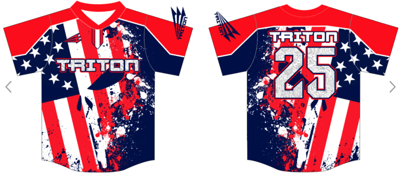Team Triton Custom HexaFlex Baseball Jersey #1