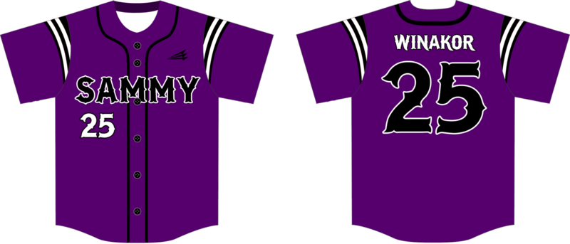 Sigma Alpha Mu (Sklar) Custom Hexaflex Baseball Jersey #5