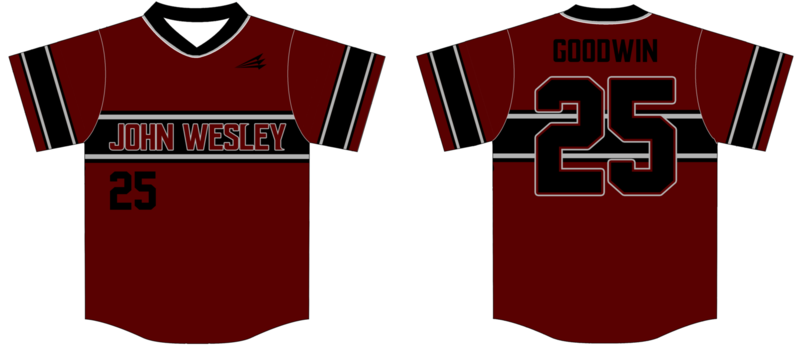 John Wesley University Custom HexaFlex Baseball Jersey #4