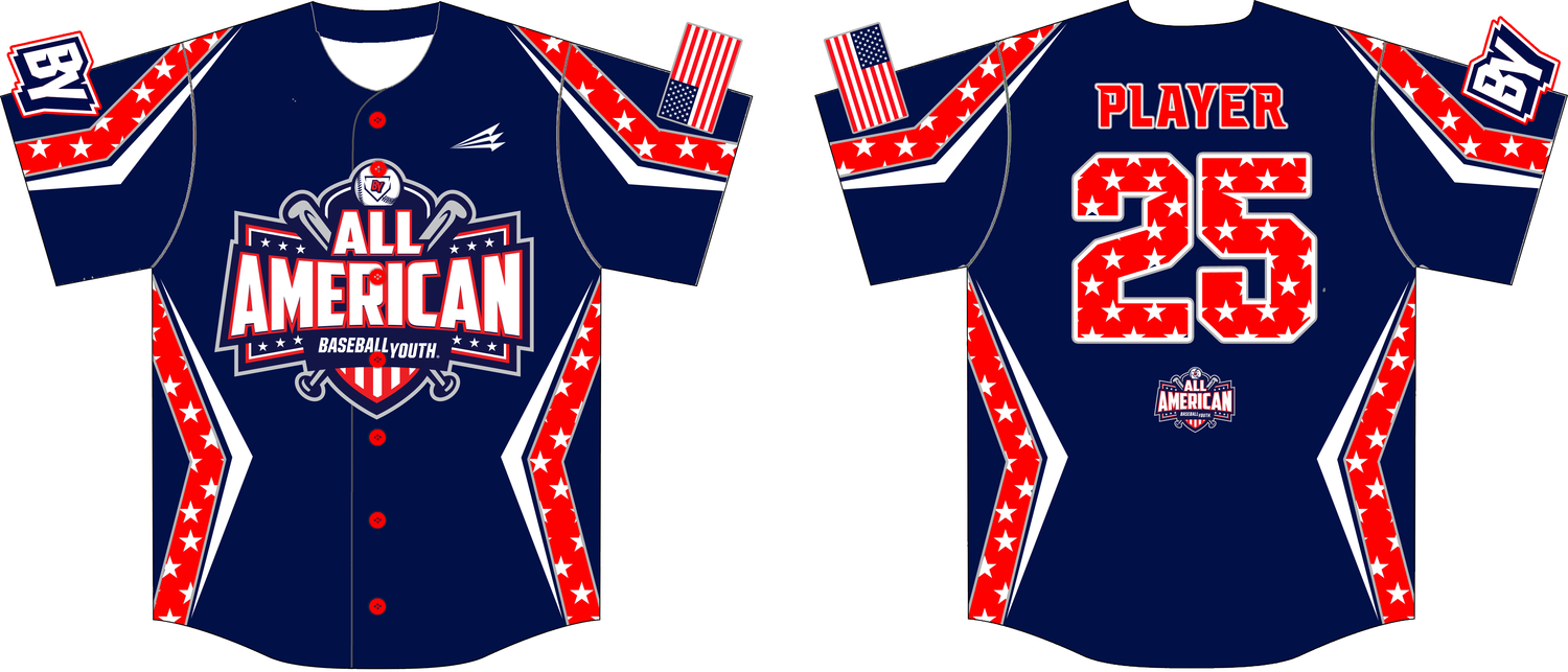 Baseball Youth All-Americans Custom Baseball Jersey 1