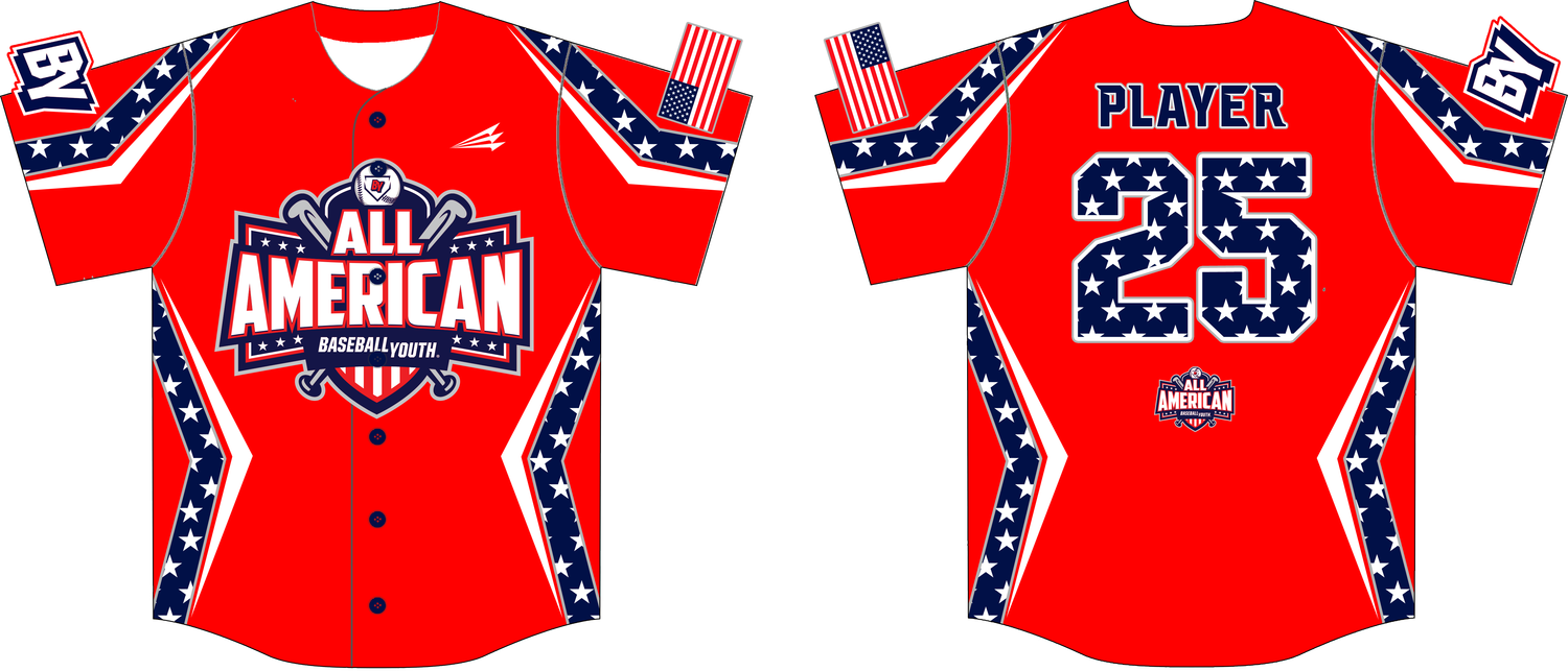 Baseball Youth All-Americans Custom Baseball Jersey 2