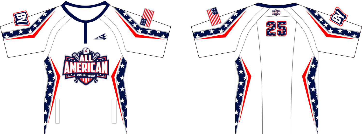 Baseball Youth All-Americans Custom Clutch Cage Jacket CJ1