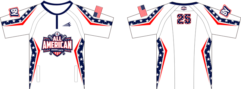Baseball Youth All-Americans Custom Clutch Cage Jacket CJ1