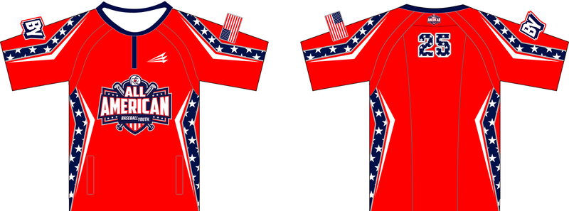 Baseball Youth All-Americans Custom Clutch Cage Jacket CJ2