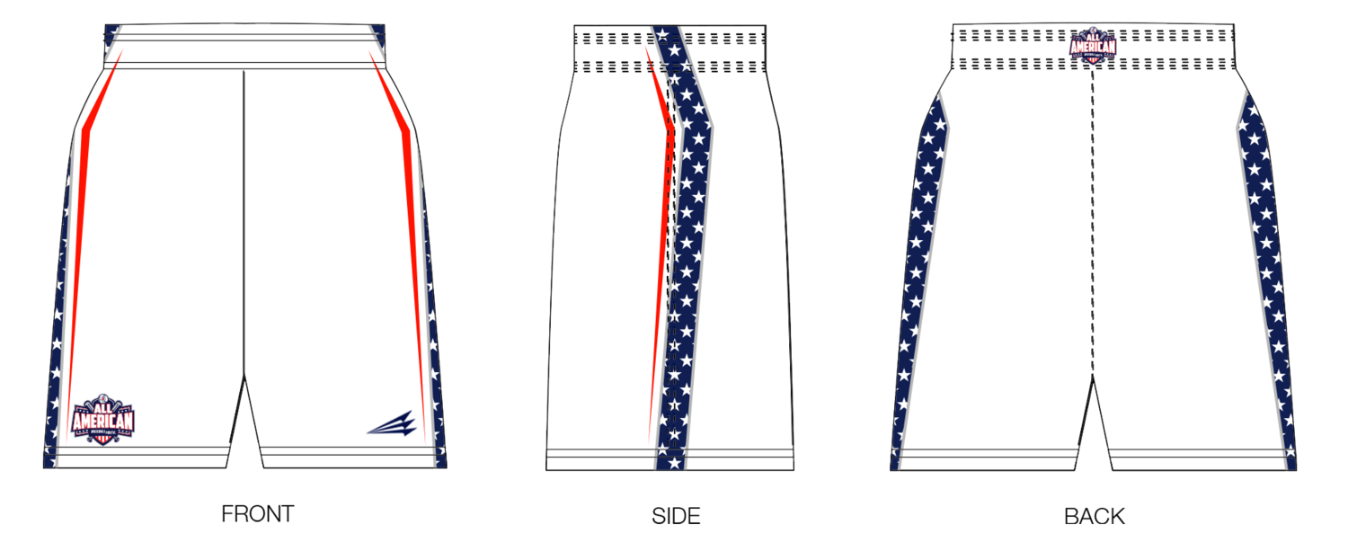 Baseball Youth All-Americans Custom Revolution Pocket Shorts RS1