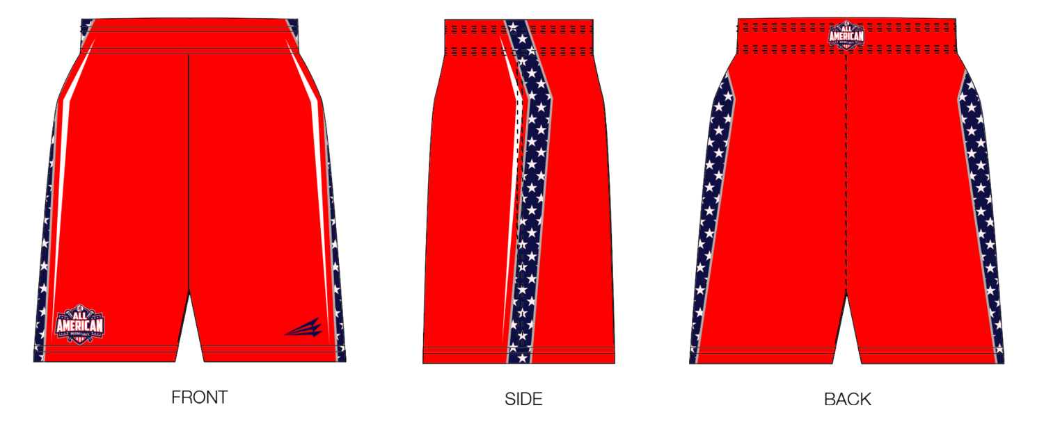 Baseball Youth All-Americans Custom Revolution Pocket Shorts RS2