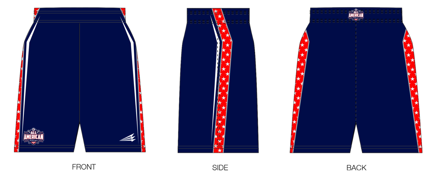 Baseball Youth All-Americans Custom Revolution Pocket Shorts RS3