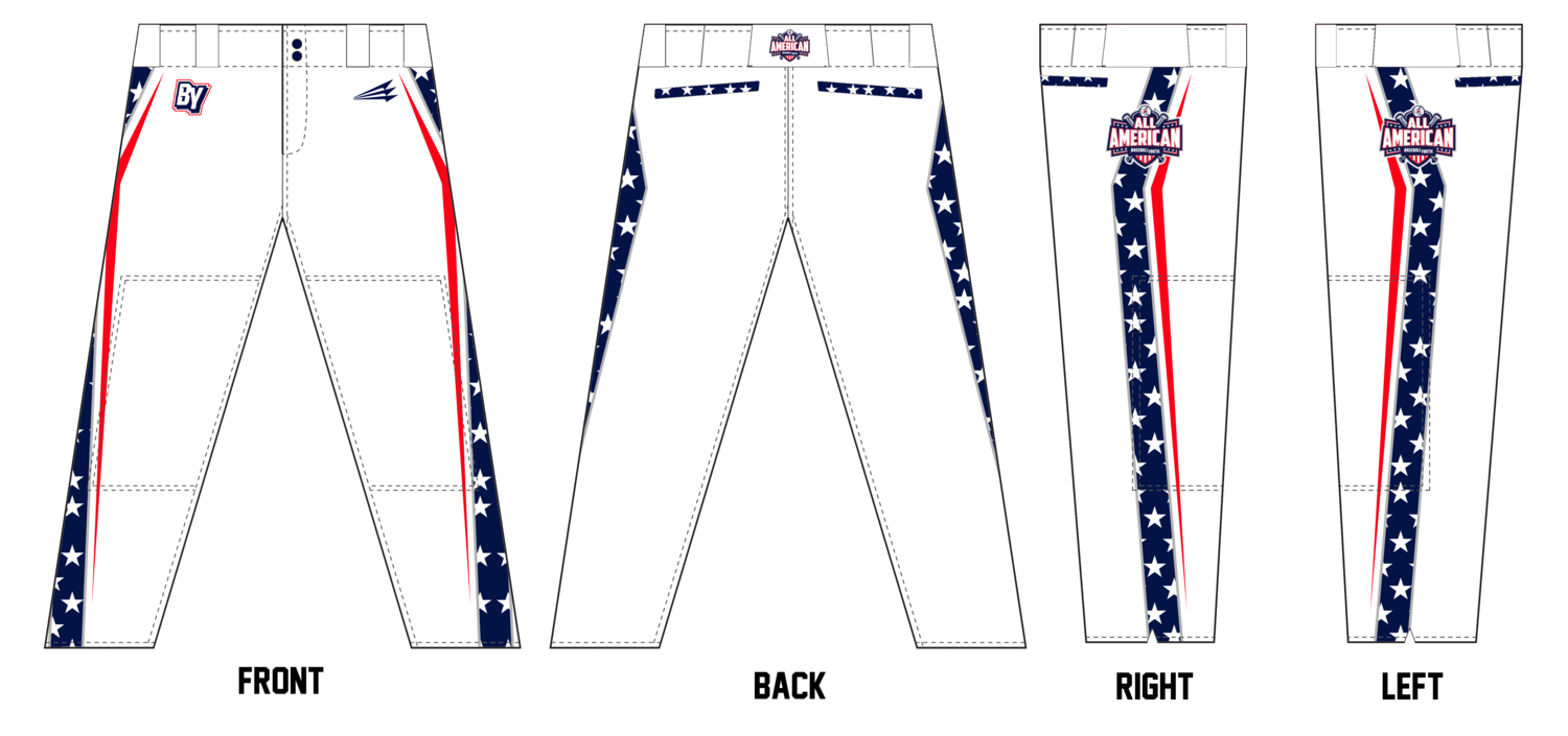 Baseball Youth All-Americans Custom Pants P1