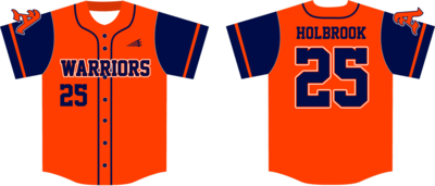 Acworth Warriors Custom Hexaflex Baseball Jersey #5B