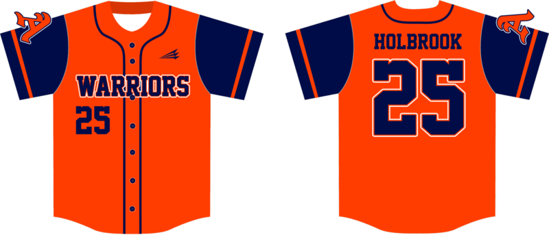 Acworth Warriors Custom Hexaflex Baseball Jersey #5B