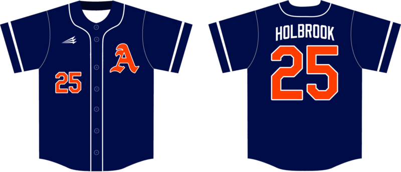 Acworth Warriors Custom Hexaflex Baseball Jersey #7B
