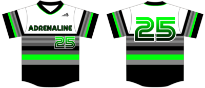 Salina Adrenaline Custom Hexaflex Baseball Jersey #1