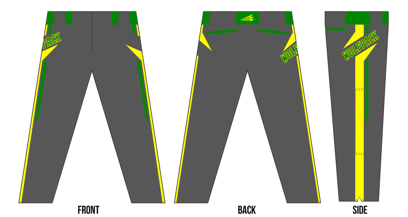 Wolfpack Baseball (Sotelo) Custom Stacheman Elite Long Pants #9