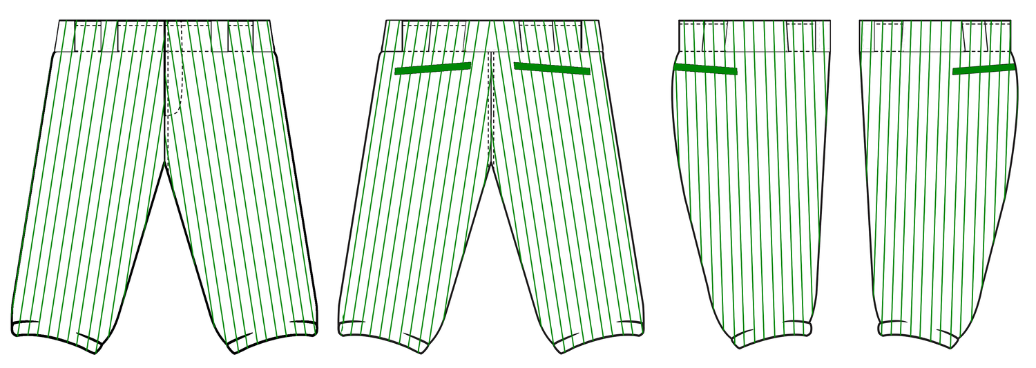 Wolfpack Baseball (Sotelo) Custom Stacheman Elite Knicker Pants #12b
