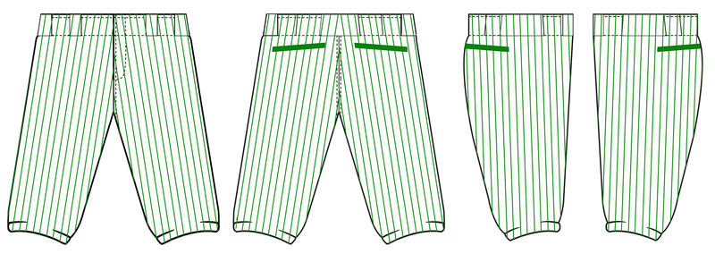 Wolfpack Baseball (Sotelo) Custom Stacheman Elite Knicker Pants #12b