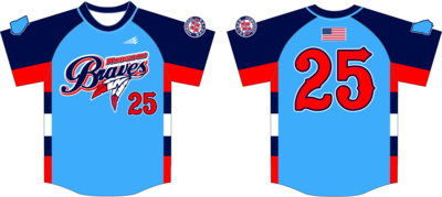 Hobgood Braves Custom HexaFlex Baseball Jersey #7
