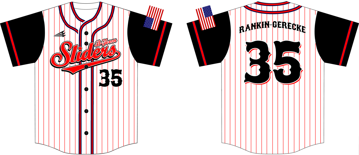 B-Town Sliders Custom HexaFlex Baseball Jersey #2