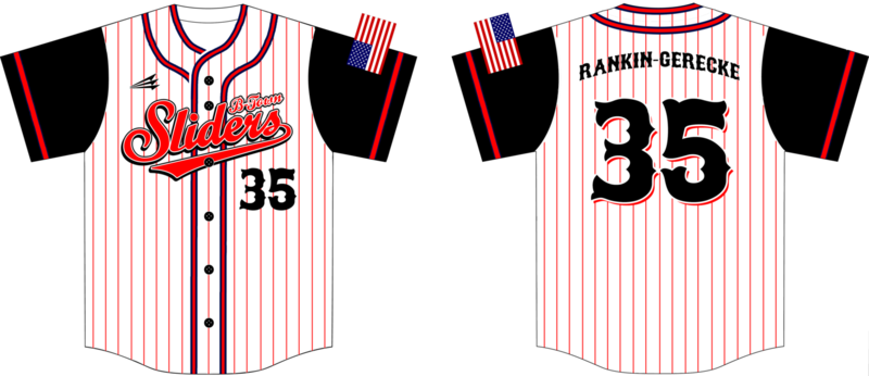 B-Town Sliders Custom HexaFlex Baseball Jersey #2