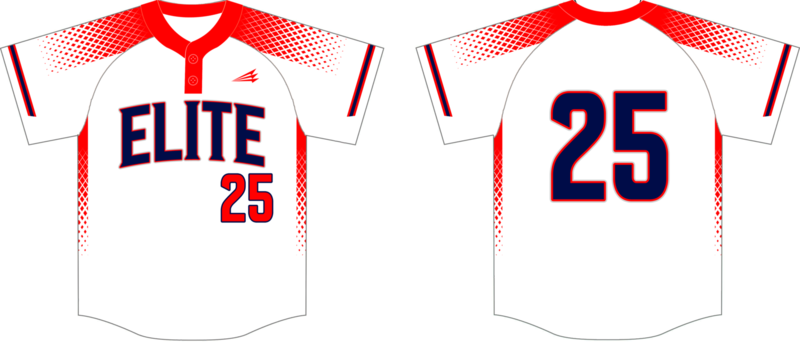 PYB Elite Custom NanoDri Baseball Jersey #1