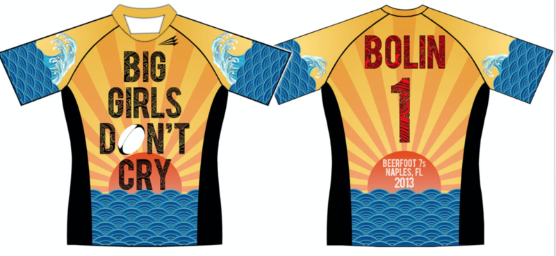Big Girls Don&#39;t Cry Rugby Jersey #1