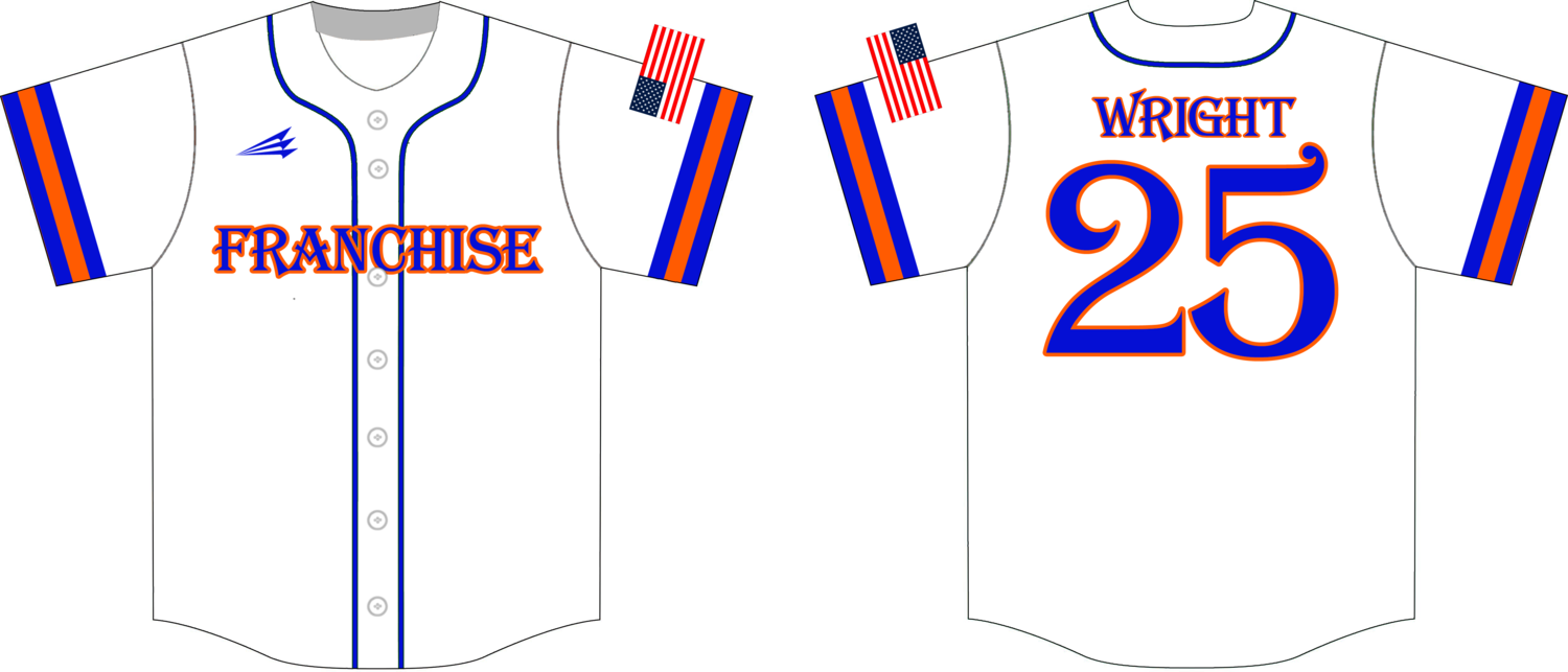 Franchise Custom Hexaflex Baseball Jersey #5D