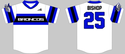Bishop Union Broncos Custom HexaFlex Baseball Jersey #5