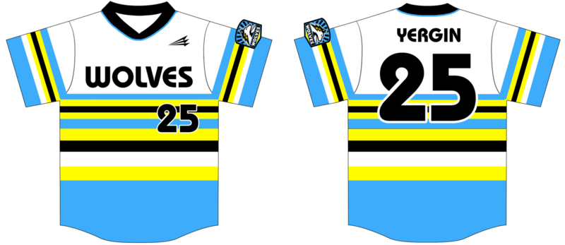 Westerville Wolves Custom HexaFlex Baseball Jersey #1b