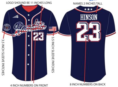 Tristate Bandits Custom Baseball Jersey #1