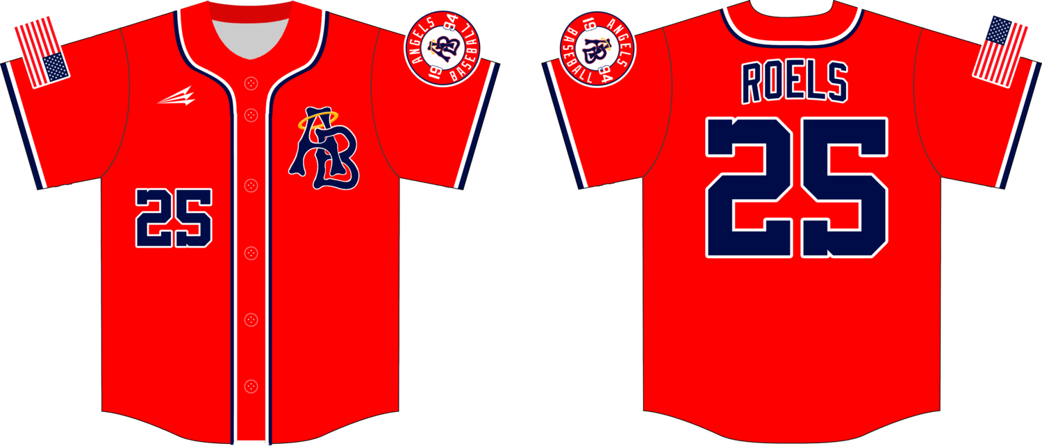 Anchor Bay Angels Custom Hexaflex Baseball Jersey #14C